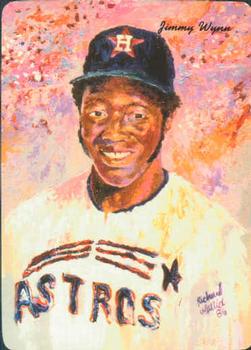 1986 Mother's Cookies Houston Astros #7 Jimmy Wynn Front