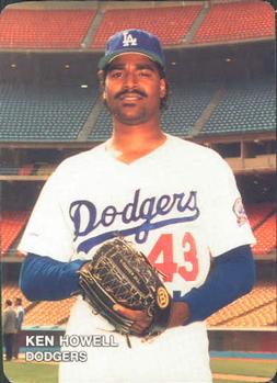1987 Mother's Cookies Los Angeles Dodgers #19 Ken Howell Front