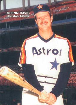 1988 Mother's Cookies Houston Astros #10 Glenn Davis Front