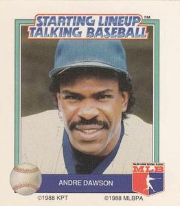 1988 Parker Brothers Starting Lineup Talking Baseball All-Stars #24 Andre Dawson Front