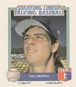 1988 Parker Brothers Starting Lineup Talking Baseball All-Stars #18 Dale Murphy Front