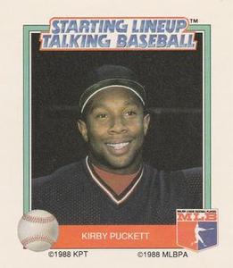 1988 Parker Brothers Starting Lineup Talking Baseball All-Stars #21 Kirby Puckett Front