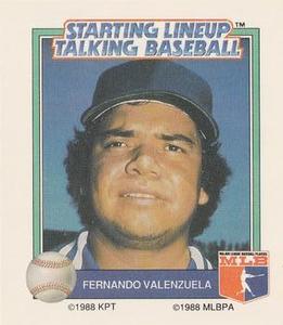 1988 Parker Brothers Starting Lineup Talking Baseball All-Stars #28 Fernando Valenzuela Front
