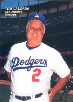 1988 Mother's Cookies Los Angeles Dodgers #1 Tom Lasorda Front
