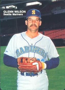 1988 Mother's Cookies Seattle Mariners #12 Glenn Wilson Front