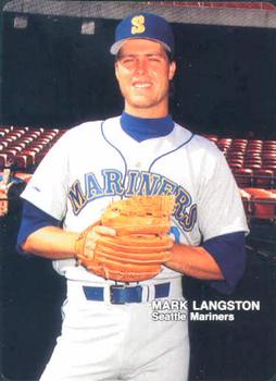 1988 Mother's Cookies Seattle Mariners #5 Mark Langston Front
