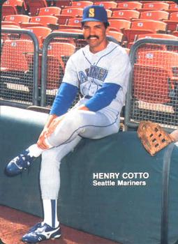 1988 Mother's Cookies Seattle Mariners #6 Henry Cotto Front
