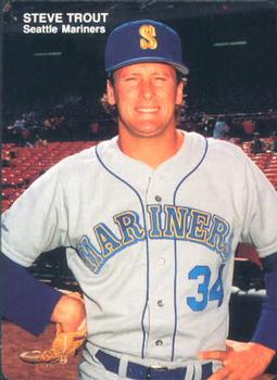 1988 Mother's Cookies Seattle Mariners #8 Steve Trout Front