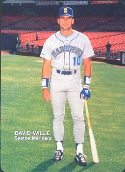 1988 Mother's Cookies Seattle Mariners #9 Dave Valle Front