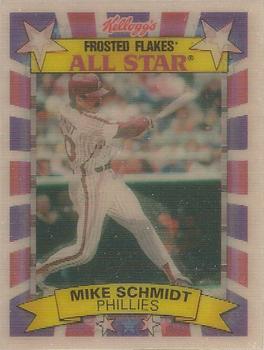 1992 Kellogg's Frosted Flakes All Stars #NNO Mike Schmidt Front