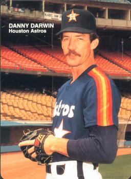 1989 Mother's Cookies Houston Astros #13 Danny Darwin Front