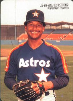 1989 Mother's Cookies Houston Astros #16 Rafael Ramirez Front