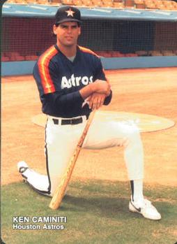 1989 Mother's Cookies Houston Astros #25 Ken Caminiti Front