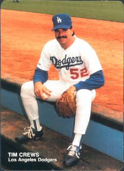 1989 Mother's Cookies Los Angeles Dodgers #24 Tim Crews Front