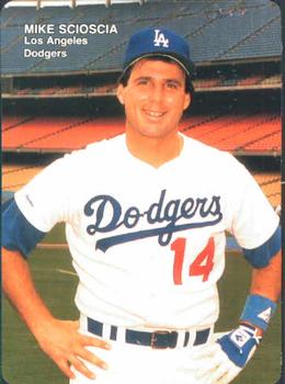 1989 Mother's Cookies Los Angeles Dodgers #3 Mike Scioscia Front