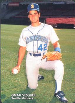 1989 Mother's Cookies Seattle Mariners #15 Omar Vizquel Front
