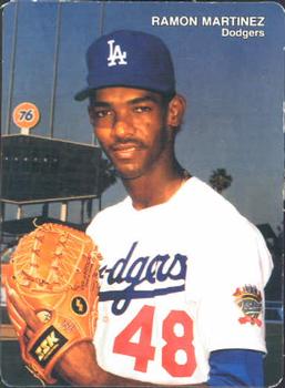 1990 Mother's Cookies Los Angeles Dodgers #17 Ramon Martinez Front