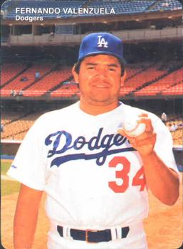 1990 Mother's Cookies Los Angeles Dodgers #2 Fernando Valenzuela Front