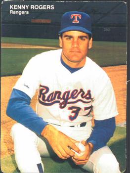 1990 Mother's Cookies Texas Rangers #22 Kenny Rogers Front