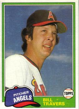 1981 Topps Traded #845 Bill Travers Front