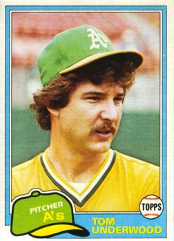 1981 Topps Traded #846 Tom Underwood Front