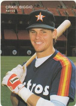 1991 Mother's Cookies Houston Astros #5 Craig Biggio Front