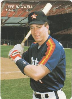1991 Mother's Cookies Houston Astros #8 Jeff Bagwell Front