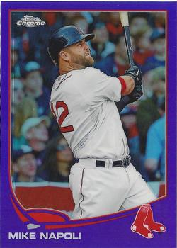 2013 Topps Chrome - Purple Refractors #46 Mike Napoli Front