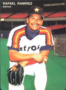 1992 Mother's Cookies Houston Astros #19 Rafael Ramirez Front