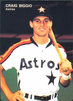 1992 Mother's Cookies Houston Astros #5 Craig Biggio Front