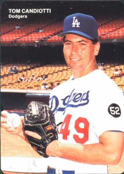 1993 Mother's Cookies Los Angeles Dodgers #11 Tom Candiotti Front