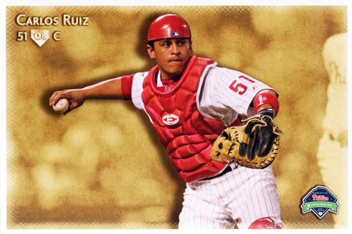 2008 Philadelphia Phillies Photocards #NNO Carlos Ruiz Front
