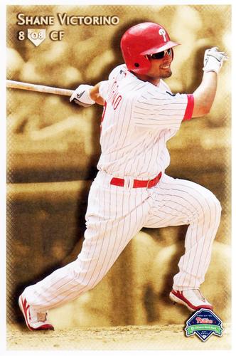 2008 Philadelphia Phillies Photocards #NNO Shane Victorino Front