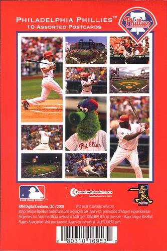 2008 Baseball Pixels Philadelphia Phillies Postcards #1 Header Card Front