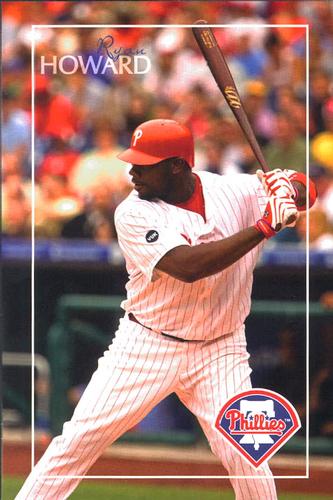 2008 Baseball Pixels Philadelphia Phillies Postcards #4 Ryan Howard Front