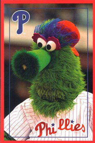 2008 Baseball Pixels Philadelphia Phillies Postcards #8 Phillie Phanatic Front