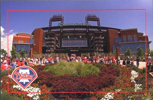 2008 Baseball Pixels Philadelphia Phillies Postcards #9 Citizens Bank Park Front