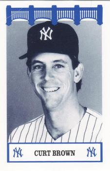 1992 The Wiz Yankees of the 80s #21 <b>Curt Brown</b> - 86256-21Fr
