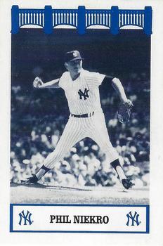 1992 The Wiz New York Yankees of the 80s #NNO Phil Niekro Front