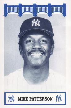 1992 The Wiz New York Yankees of the 80s #NNO Mike Patterson Front
