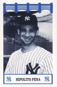 1992 The Wiz New York Yankees of the 80s #NNO Hipolito Pena Front