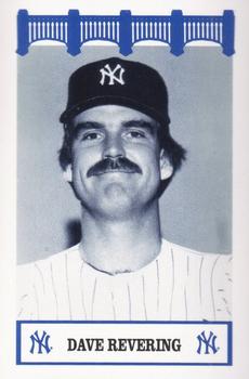 1992 The Wiz New York Yankees of the 80s #NNO Dave Revering Front