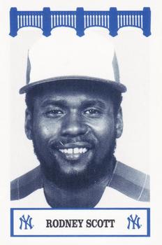 1992 The Wiz New York Yankees of the 80s #NNO Rodney Scott Front
