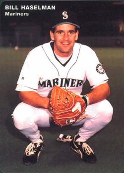 1994 Mother's Cookies Seattle Mariners #20 Bill Haselman Front