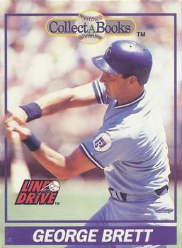 1991 Line Drive Collect-a-Books #28 George Brett Front