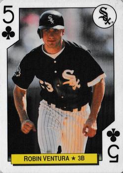 1992 Bicycle All-Stars Playing Cards #5♣ Robin Ventura Front