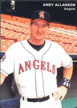 1995 Mother's Cookies California Angels #23 Andy Allanson Front