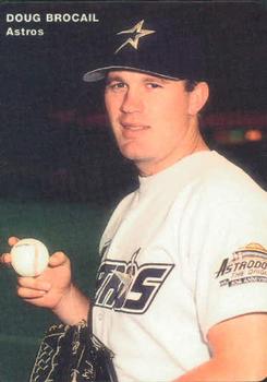 1995 Mother's Cookies Houston Astros #19 Doug Brocail Front