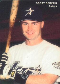 1995 Mother's Cookies Houston Astros #6 Scott Servais Front