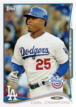 2014 Topps Opening Day #45 Carl Crawford Front